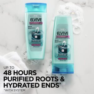 L'Oreal Paris Elvive Extraordinary Clay Rebalancing Shampoo and Conditioner Set (Set of 2)