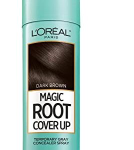 L'Oreal Paris Magic Root Cover Up Gray Concealer Spray Dark Brown 2 oz.