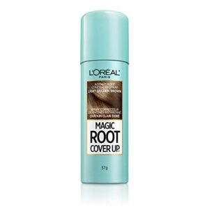 l’oreal paris magic root cover up gray concealer spray light golden brown 2 oz.(packaging may vary)
