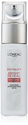 L'Oreal Paris Skincare Revitalift Bright Reveal Anti-Aging Day Cream SPF 30 Sunscreen with Glycolic Acid, Vitamin C & Pro-Retinol to Reduce Wrinkles & Brighten Skin, 1 fl. oz.