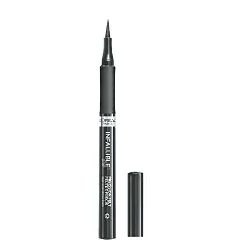 L'Oreal Paris L’Oreal Paris Makeup Infallible Grip Precision Felt Eyeliner, Smudge Resistant, Long Lasting Waterproof Eyeliner, Grey, Grey, 0.03 fl oz