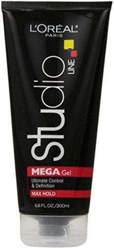 L'Oreal Paris Studio Line Mega Hair Gel, 6.8 Ounce (Pack of 3)