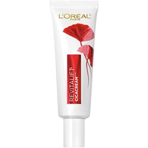 L'Oreal Paris Revitalift Cicacream Anti-Aging Face Moisturizer with Centella Asiatica for Anti-Wrinkle and Skin Barrier Repair, Fragrance Free, Paraben Free, 1.7 fl; oz.