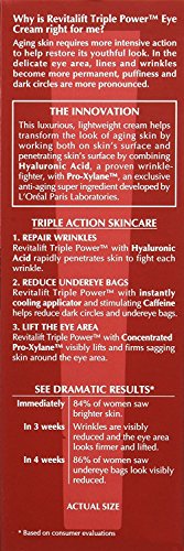 (Pack of 2 ) L'Oreal Paris RevitaLift Triple Power Eye Treatment, 0.5 Fluid Ounce