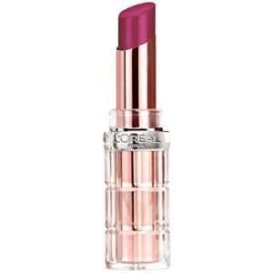 L'Oreal Paris Makeup Colour Riche Plump and Shine Lipstick, for Glossy, Radiant, Visibly Fuller Lips with an All-Day Moisturized Feel, Wild Fig Plump, 0.1 oz.