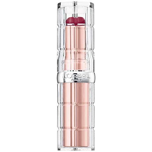 L'Oreal Paris Makeup Colour Riche Plump and Shine Lipstick, for Glossy, Radiant, Visibly Fuller Lips with an All-Day Moisturized Feel, Wild Fig Plump, 0.1 oz.