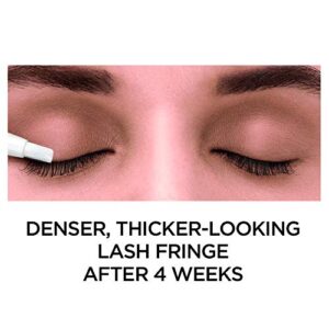 L'Oreal Paris Makeup Lash Serum Solution, Denser Thicker-Looking Lash Fringe in 4 Weeks, Formulated with Lash Caring Complex containing Hyaluronic Acid, 0.05 fl; oz. (Pack of 2)