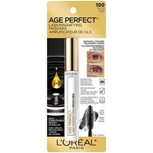 L'Oreal Paris Age Perfect Lash Magnifying Mascara, Black, 0.28 Ounces