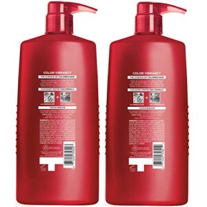 L'Oreal Paris Elvive Color Vibrancy Protecting Shampoo and Conditioner Set for Color Treated Hair, 28 Fl Oz (Set of 2)
