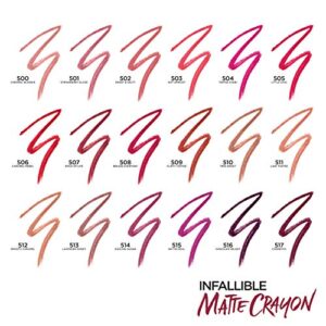 L'Oreal Paris Infallible Matte Lip Crayon, Flirty Toffee (Packaging May Vary)