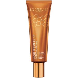 l’oreal paris skincare age perfect hydra-nutrition all-over balm with manuka honey extract and nurturing oils, to soothe and rescue dry skin, paraben free, 1.7 oz.