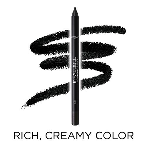 L'Oreal Paris Makeup Infallible Pro-Last Pencil Eyeliner, Waterproof and Smudge-Resistant, Glides on Easily to Create any Look, Ivy, 0.042 oz.