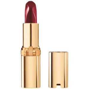 l’oreal paris colour riche lipstick with argan oil and vitamin e, reds of worth, hopeful red