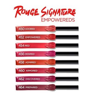 L'Oreal Paris Makeup Rouge Signature Matte Lip Stain, Red