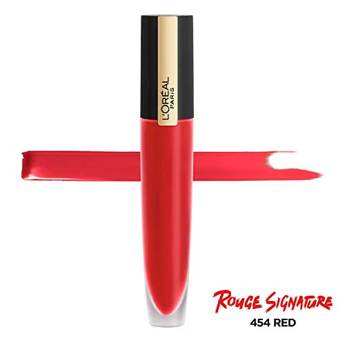 L'Oreal Paris Makeup Rouge Signature Matte Lip Stain, Red