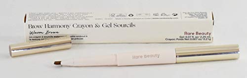 Rare Beauty Brow Harmony Pencil and Gel dDual-ended wWaterproof Pencil and Precision Brush - Warm Brown