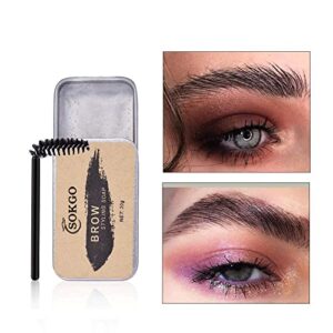 Eyebrow Soap, 3D Brows Styling Soap, Transparent Long Lasting Natural Eyebrow Wax Eyebrow Gel (1PCS)