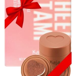 Kaja Blush - Cheeky Stamp | 7 Shades, Buildable & Blendable Shade with Heart-shaped Applicator, Sunkissed Finish, 07 Spicy, 0.17 Oz