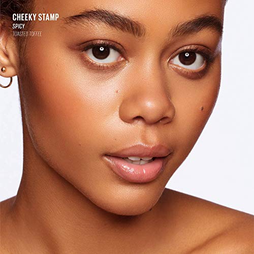 Kaja Blush - Cheeky Stamp | 7 Shades, Buildable & Blendable Shade with Heart-shaped Applicator, Sunkissed Finish, 07 Spicy, 0.17 Oz