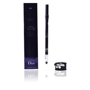 christian dior waterproof eyeliner long-wear eyeliner pencil with blending tip and sharpener, trinidad black no.094