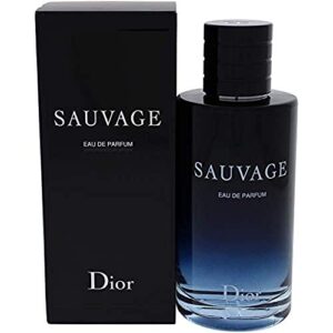 dior sauvage eau de parfum spray for men, 6.8 oz