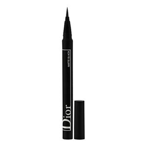 christian dior diorshow on stage liquid eyeliner 091 matte black for women, 0.01 ounce
