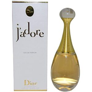 christian dior j’adore eau de parfum spray for women, 3.4 ounce
