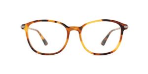dior essence7 havana/clear lens eyeglasses
