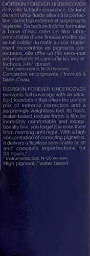 Christian Dior Diorskin Forever Undercover Foundation for Women, 020 Light Beige, 1.3 Ounce