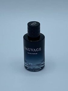 dior sauvage eau de parfum mini splash for men .34 oz.