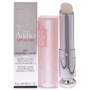christian dior dior addict lip glow – 000 universal clear women lip balm 0.11 oz