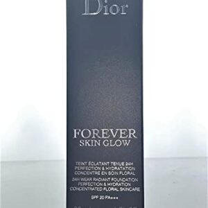 Christian Dior Forever Skin Glow 24h Wear Radiant Foundation 3.5N Neutral/Glow SPF 20, 1.0 Ounce