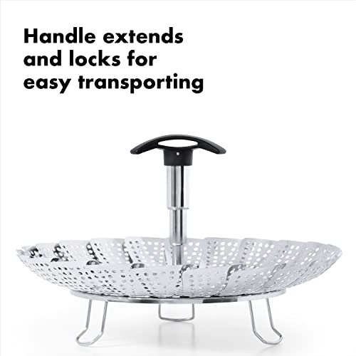 OXO Good Grips Stainless Steel Steamer With Extendable Handle