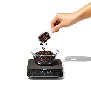 OXO BREW 6 Lb. Precision Coffee Scale with Timer, Black