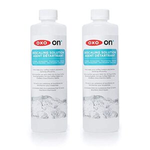 oxo all-natural phosphate-free descaling solution, 14 fl oz (2 pack)