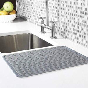 OXO Good Grips 13265200MLNYK Silicone Draining Mat Grey