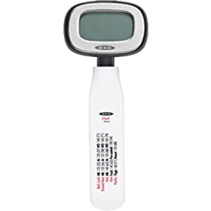 OXO Good Grips Chef's Precision Digital Instant Read Thermometer, Black