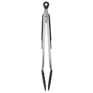 oxo good grips 12-inch tongs with silicone head