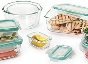 OXO Good Grips 3.5 Cup Smart Seal Glass Rectangle Food Storage Container