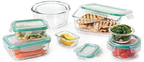 OXO Good Grips 3.5 Cup Smart Seal Glass Rectangle Food Storage Container