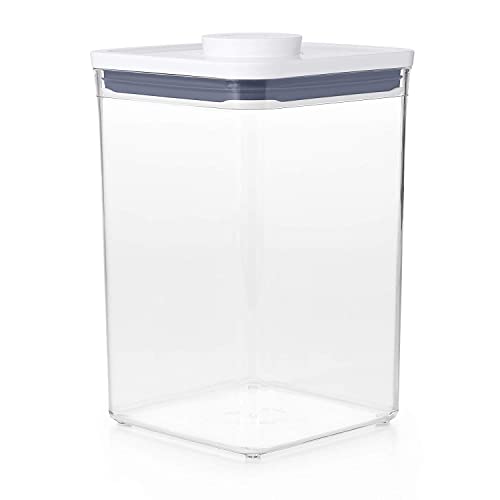 OXO Good Grips POP Container 4.4-Quart Square Airtight Food Storage for for Flour and More (Set of 4)