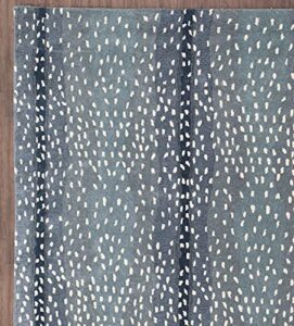 wallard design antelope cheetah blue animal contemporary handmade 100% woolen area rugs & carpets (6’x9′)