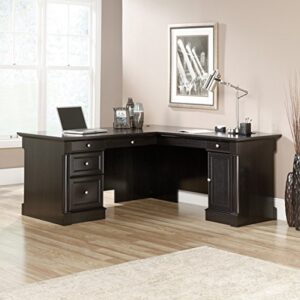 Sauder Palladia L-Desk, Wind Oak finish