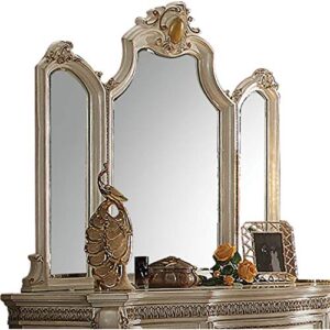 acme picardy mirror, antique pearl/vintage/traditional/antique pearl
