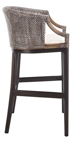 Safavieh Home Collection Brando Brown 28-inch Bar Stool