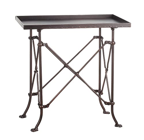 Creative Co-op Bronze Metal Rectangle Table, 20",DA0124