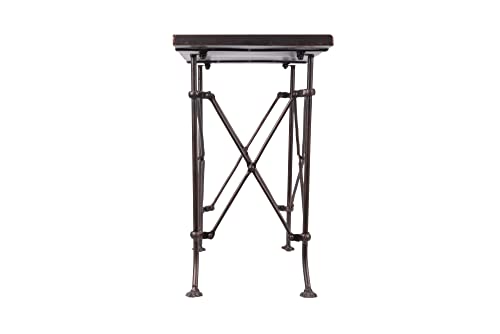 Creative Co-op Bronze Metal Rectangle Table, 20",DA0124