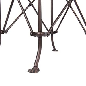 Creative Co-op Bronze Metal Rectangle Table, 20",DA0124