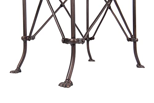 Creative Co-op Bronze Metal Rectangle Table, 20",DA0124