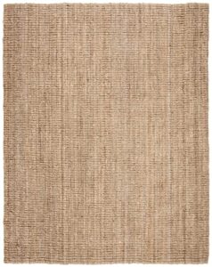 safavieh natural fiber collection 8′ x 10′ nf447a handmade chunky textured premium jute 0.75-inch thick area rug